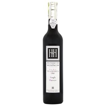 Henriques&Henriques Maderia Fine Rich Single Harvest white strong wine 19% 0.5l - buy, prices for MegaMarket - photo 1