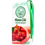 Нектар Наш Сік яблуко-вишня 0,95л