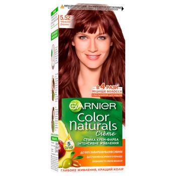 Крем-фарба Garnier Skin Naturals Інтенсивне живлення 5.52 Червоне дерево - купити, ціни на Auchan - фото 6