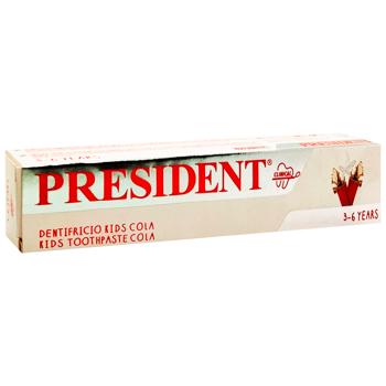 President Clinical Kids Toothpaste with Taste Coca Cola without Fluorine 3-6 years 50ml - buy, prices for - photo 3