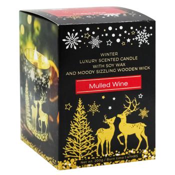 Свічка соєва ароматична Bartek Candles Mulled Wine Теплий вечір 200г - купити, ціни на Auchan - фото 3