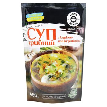 Nova Kukhnia Mushroom Soup with Chicken and Cream 400g