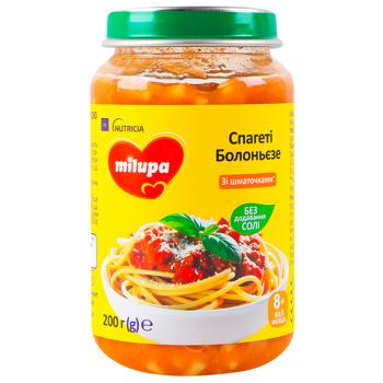 Пюре овочеве Milupa спагеті болоньєзе зі шматочками яловичини з 8 місяців 200г - купити, ціни на Восторг - фото 2