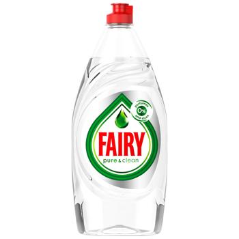 Засіб для миття посуду Fairy Pure & Clean 900мл - купити, ціни на Auchan - фото 1
