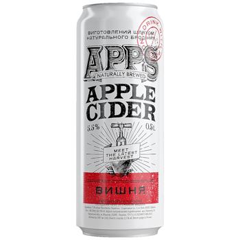 Apps Cherry Cider 5.5% 0.5l - buy, prices for AlcoHub - photo 1