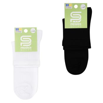 Носки Premier Socks подростковые высокие рубчик р.22-25 - купить, цены на NOVUS - фото 1