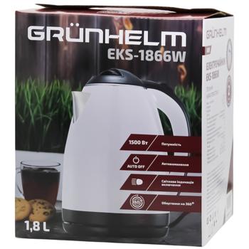 Grunhelm EKS-1866W Electric Kettle 1.8l 1500W - buy, prices for Ideal - photo 1