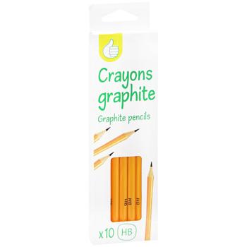 Auchan Graphite Pencils HB 10pcs - buy, prices for Auchan - photo 3