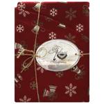 Скатерть Прованс Колокольчики на красном 180см