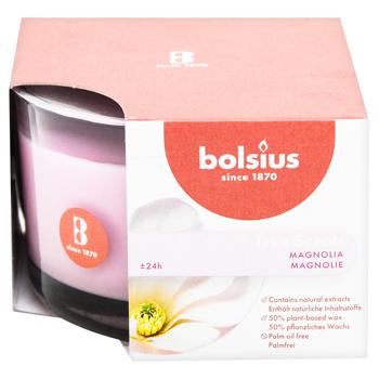 Bolsius Magnolia Aroma Candle in Glass 6.3x9cm - buy, prices for EKO Market - photo 1