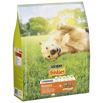 Friskies Balance Dry Feed with Chicken, Beef and Vegetables for Adult Dogs 2.4kg - buy, prices for MasterZoo - photo 2