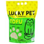 Наполнитель из тофу Lucky Pet для кошачьего туалета гипоаллергенный 6л