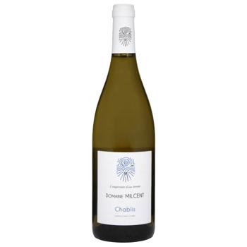 Вино Domaine Milcent Chablis біле сухе 12,5% 0,75л - купити, ціни на КОСМОС - фото 1