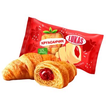 Lukas Croissant with Strawberry Filling