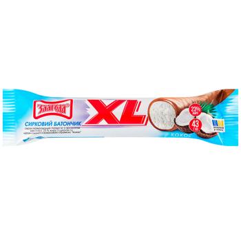 Сирок глазурований Злагода з кокосом та ароматом карамелі 23% 43г - купити, ціни на Восторг - фото 1