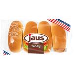 Jaus Hot Dog Bun 4pcs 250g