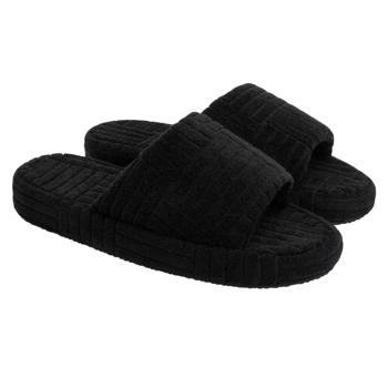 Тапочки домашние Twins HS женские махровые на платформе р.40 черный - купить, цены на - фото 2