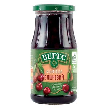 Veres Cherry Preserves 620g - buy, prices for Auchan - photo 1