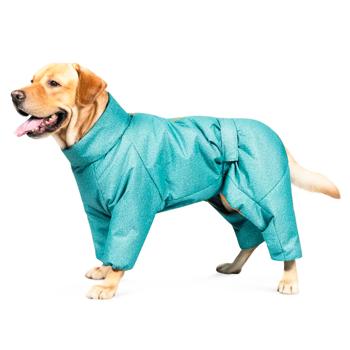 Pet Fashion Cold Raincoat for Dogs s.L Turquoise - buy, prices for - photo 2