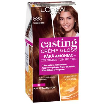 L'oreal Casting Creme Gloss Hair Dye 535 Chocolate - buy, prices for Tavria V - photo 4