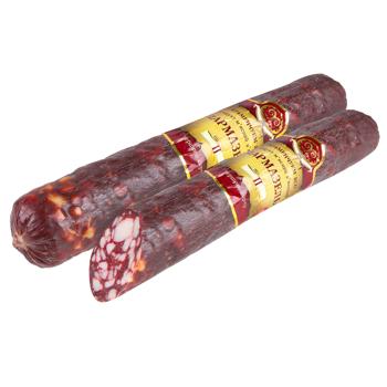 Ковбаса Фарро Пармазель сирокопчена перший сорт - купити, ціни на Чудо Маркет - фото 1