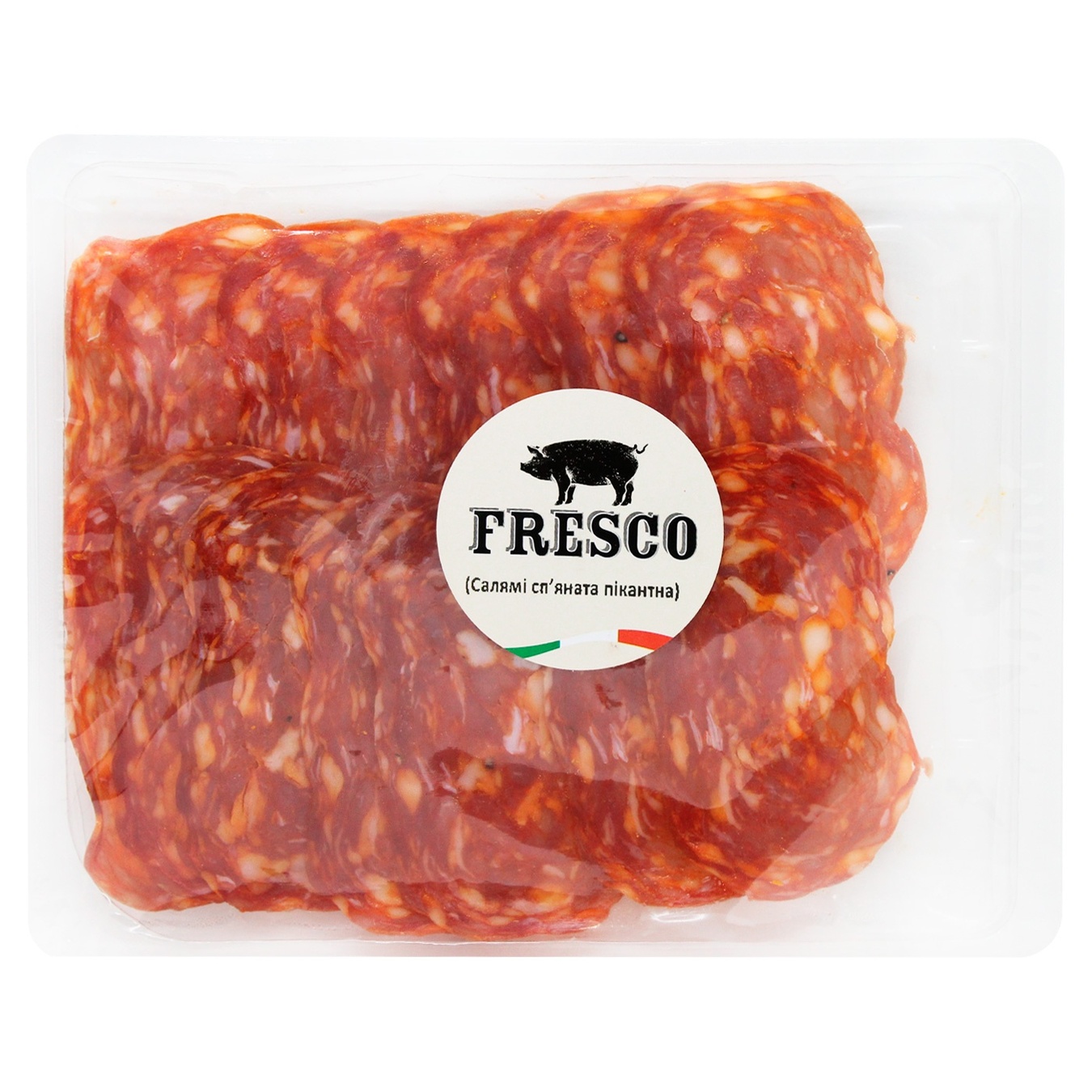 

Колбаса салями Fresco Спьяната Пиканта нарезка 100г