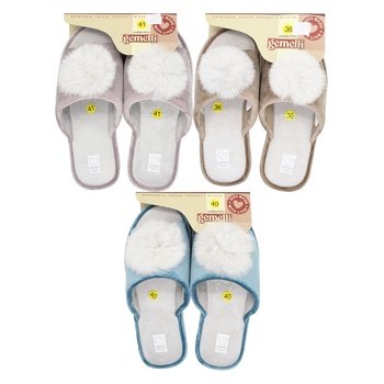 Gemelli Fluff 8 Women's Home Slippers in Assortment - buy, prices for Tavria V - photo 1