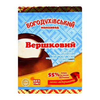 Продукт сирний Богодухівський Молзавод Вершковий 55% 90г - купити, ціни на Чудо Маркет - фото 2