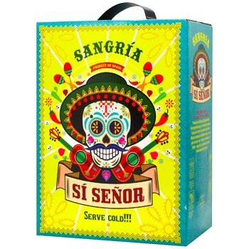 Si Senor Sangria Red Semi-sweet Wine 7% 3l - buy, prices for - photo 1