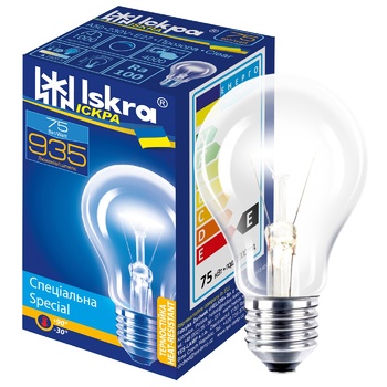 Iskra Lamp A55 75W E27 - buy, prices for Auchan - photo 1