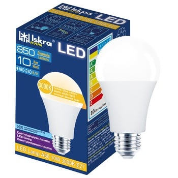 Iskra LED Lamp 10W E27 A60 - buy, prices for Tavria V - photo 1