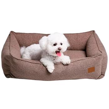 Noble Pet Albert Teddy лежак для собак M 70х50 см - бежевий - купити, ціни на MasterZoo - фото 1