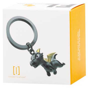 Metalmorphose Dragon Black with Golden Wings/Maines Keyring - buy, prices for WINETIME - photo 1