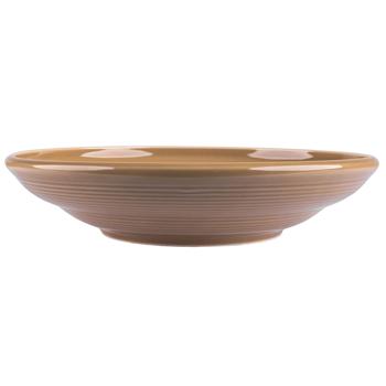 Krauff Zen Brown Deep Plate 21.5cm