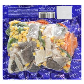 Veladis Halibut with Vegetables Frozen 400g - buy, prices for COSMOS - photo 2