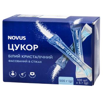 Сахар Novus белый кристаллический порционный І категории 750г