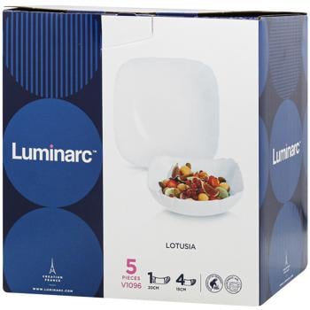 Набір салатників Luminarc Lotusia 5шт - купити, ціни на Auchan - фото 1