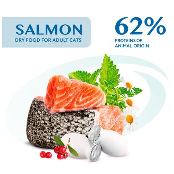 Optimeal Dry Food with Salmon for Sterilized Cats 1.5kg - buy, prices for MasterZoo - photo 2