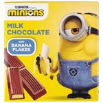 Lubimov Kids Milk Chocolate with Filling and Banana Flakes 50g