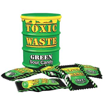 Toxic Waste Green Barrel Chewing Candies 42g - buy, prices for COSMOS - photo 2