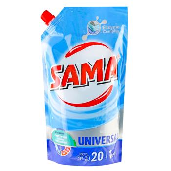 Гель для прання Sama Universal 1кг - купити, ціни на Чудо Маркет - фото 1