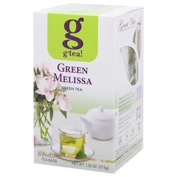 Чай зелений G'tea! Меліса 1,5г*25шт - купити, ціни на Восторг - фото 1