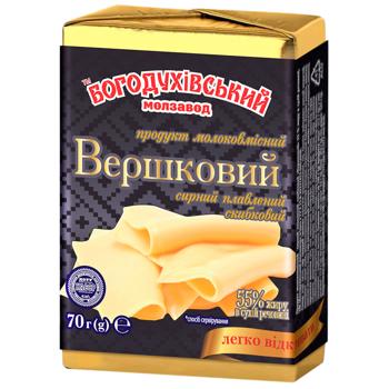 Bogodukhivskyi Molzavod Creamy Processed Cheese Product 55% 70g - buy, prices for Chudo Market - photo 1