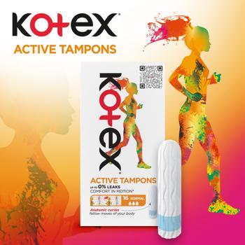 Kotex Active Normal Tampons 16pcs - buy, prices for Ideal - photo 4