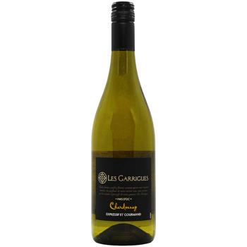 Les Garrigues Chardonnay White Dry Wine 13% 0.75l - buy, prices for ULTRAMARKET - photo 1