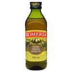 Олія оливкова Romeria Extra Virgin нерафінована 500мл