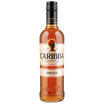 Ром Caribba Spiced 35% 0,5л - купить, цены на Торба - фото 1