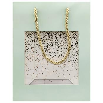 Пакет подарунковий паперовий 23*18*20см 070S-5985 - купити, ціни на КОСМОС - фото 1