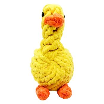 Іграшка для собак Pet Fun Качка канатна 12х8см - купити, ціни на MasterZoo - фото 2