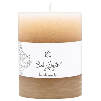 Candy Light Beige Cylinder Candle 8x10cm - buy, prices for - photo 1